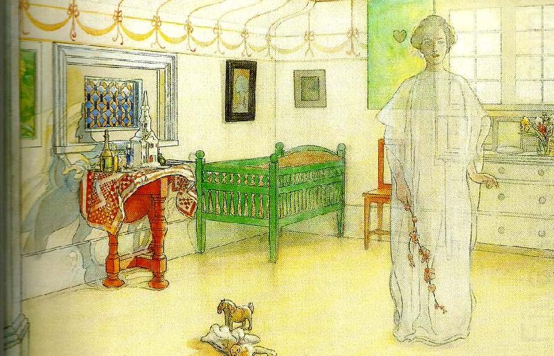 Carl Larsson hemmets goda angel china oil painting image